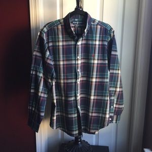 Ralph Lauren Button Down Classic Fit Plaid…